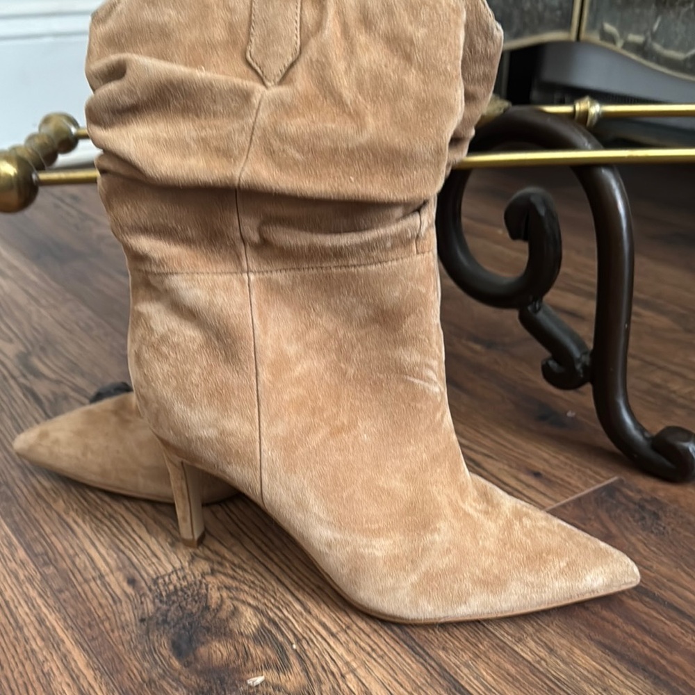 Nine West Tan Heeled Boots